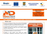 Website MAXXDENT Radiologie Dentară Digitală