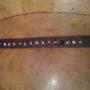 leather and stones bracelet