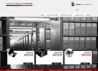 Website Centrul General de Arhivare