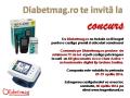 Magazinul online Diabetmag va invita la concurs - Castiga un glucometru Accu Chek Active + 50 testere + un tensiometru digital Sanitas