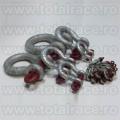 Gambeti shackles omega cu bolt filetat Crosby