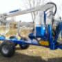 Remorca forestiera Scandic 9 tone cu macara