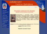 Website Székelykeresztúri Unitárius Egyházközség