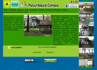 Website Parcul Natural Comana