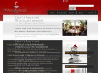 Website Casa de Avocatură Mihălcescu & Asociaţii REŞIŢA