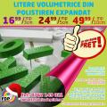Litere volumetrice polistiren