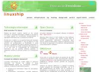 Website S.C. Linuxship S.R.L. Bistriţa