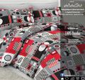 Set lenjerie pat matrimonial, bumbac 100%, satinat
