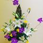 Aranjament floral cu orhidee Vanda