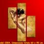 Tablou vintage, femeie nud