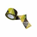 Banda de delimitare, latime 7 cm, galben-negru, fara adeziv