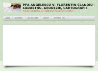 Website PFA ANGELESCU V. FLORENTIN-CLAUDIU - CADASTRU, GEODEZIE, CARTOGRAFIE