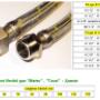 Flexibile inox pt. GAZ