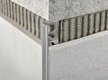 Margine de inox satinat colt exterior faianta Trimtec TR-IS