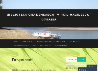 Website Biblioteca oraseneasca \"Virgil Mazilescu\"